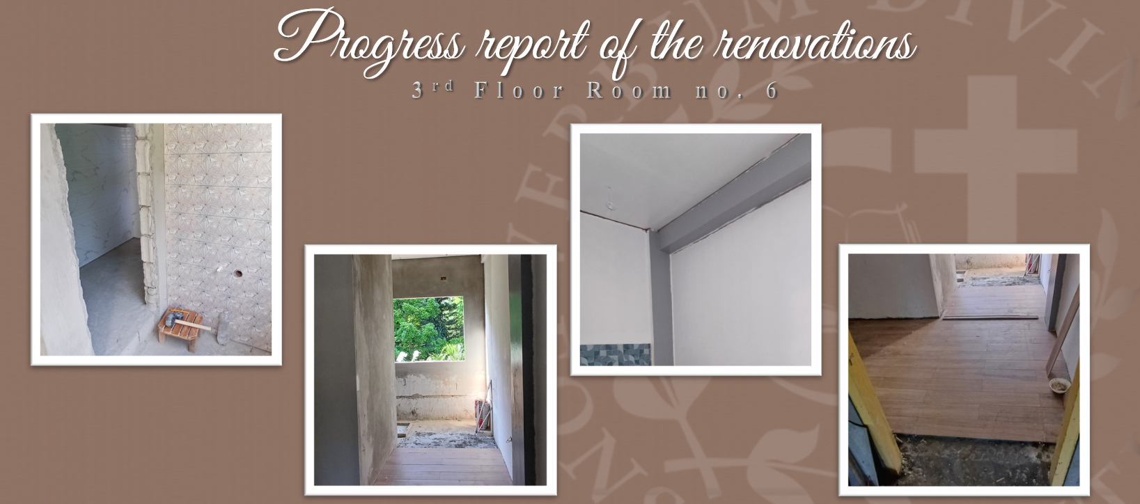 Progress report on the Renovations (3rd Floor Room no. 6)